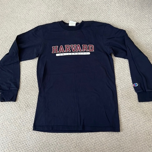 Champion Other - Harvard University blue long sleeves T-Shirt Sz S